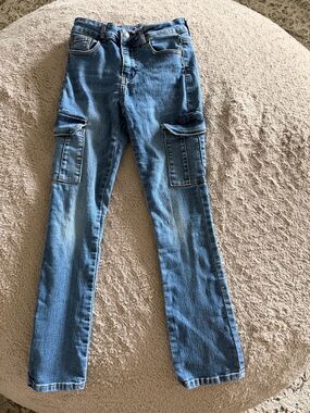 GOGO Blue Kids Cargo Jeans
